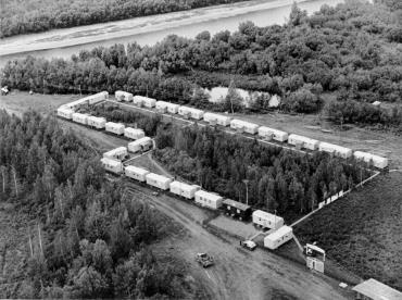 Поселок из советских вагончиков