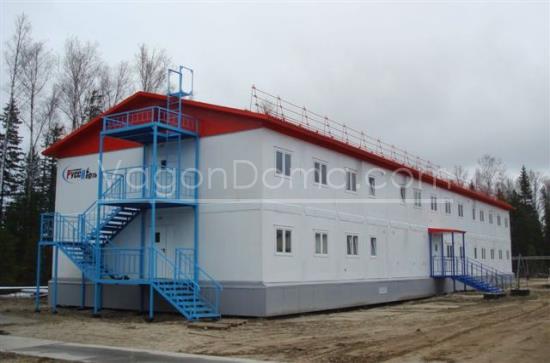 Блочно-модульное здание общежития на 80 человек на Верхне-Шапшинском месторождении