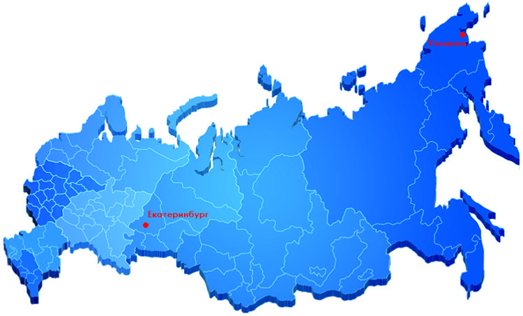 Уэлькаль на карте России