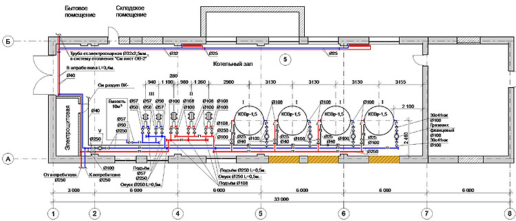 Схема, предоставленная клиентом для определения места установки прибора Hydroflow